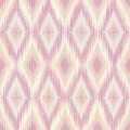 Roseloom Whisper: Diamond Ikat Pattern in Blush Pink, Beige, and Cream Gradient Royalty Free Stock Photo